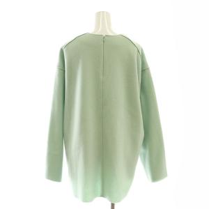 yori ウール ラウンドヘムプルオーバー カットソー 長袖 F ミント /ES OS