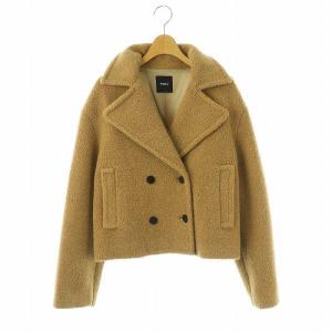 TEDDY FLEECE FAUX FUR PEACOAT ピーコート Pコート アウター ウール S
