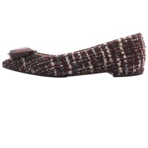 Gianvito Rossi JAIPUR 05 ジェムストーン パンプス ツイード 36.5 パープル