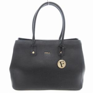 リンダ ハンドバッグ トート チャーム付き 黒 ブラック /UD