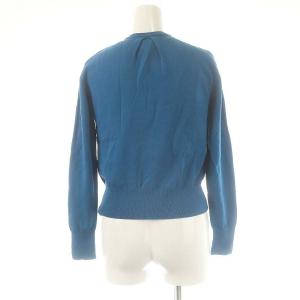 KUMIKYOKU 組曲 23SS ブーケカラーカーディガン 6分袖ニット アンサンブル S2 青 ブルー /AQ OS