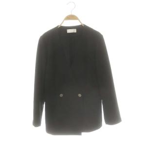 23AW ジャージージャケット ノーカラー F 黒 /MI OS