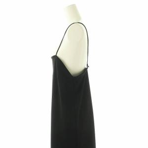 GALLARDAGALANTE 24SS カットキャミワンピース ロング 1 ブラック /DO OS