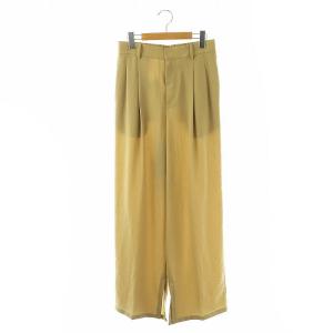 23SS ジャージーワイドタックパンツ ジッパーフライ 2 ベージュ /NR OS