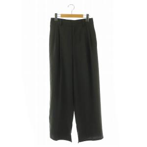 23SS ジャージーワイドタックパンツ 2 チャコール /ES OS