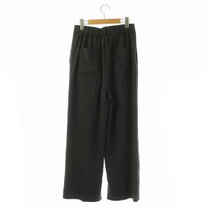 GALLARDAGALANTE 23SS ジャージーワイドタックパンツ 2 チャコール /ES OS