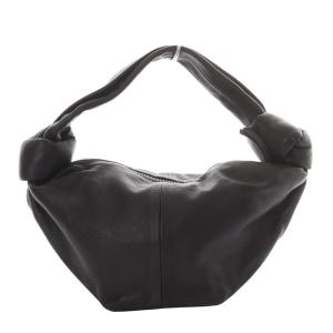 BOTTEGA VENETA Double Knot Mini Leather Tote ブラック