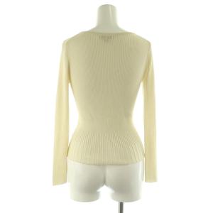 TOCCA 洗える AJISAI カーディガン ニット 長袖 Vネック XS ライトベージュ /MY OS