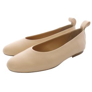 NAVY パンプス レザー フラット 36 べージュ /SR16