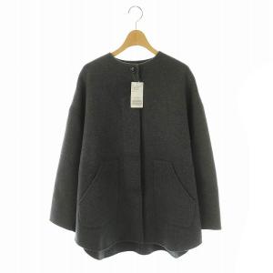 24AW ハミルトンリバークルーネックコート 36 グレー