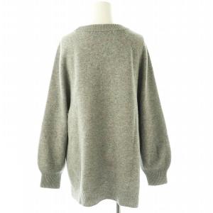 Framework ラグランスリーブワイドプルオーバー ニット セーター 長袖 グレー /AT OS