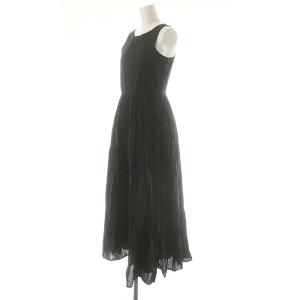 MARIHA 夏のレディのドレス ワンピース ロング ノースリーブ ブラック /DF OS