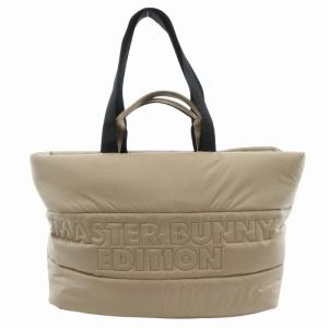 エディション EDITION トートバッグ ロゴ ナイロン ベージュ /HO