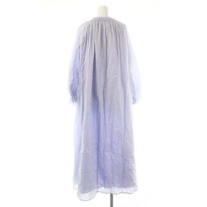 MARIHA 春の花のドレス ワンピース ギャザー 36 青 /MI OS