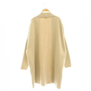 MUSE de Deuxieme Classe Twins cotton ショートガウン ニット 長袖 ベージュ /HK OS