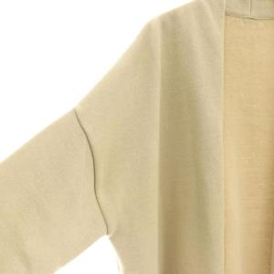 MUSE de Deuxieme Classe Twins cotton ショートガウン ニット 長袖 ベージュ /HK OS