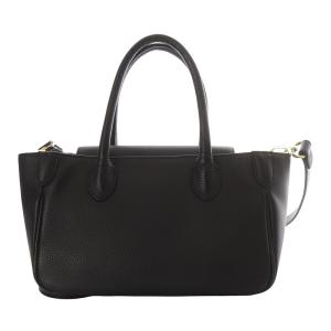 A.D.M.J. 2WAY ミニトートバッグ ハンドバッグ ショルダーバッグ ロゴ 黒 ブラック /SR16