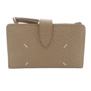 グレインレザー カード&コインケース べージュ SA1VX0019