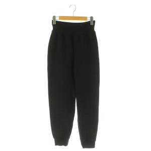 23AW Brushed Sweat バックウォームパンツ ジョガー スウェット 裏起毛 S ブラック