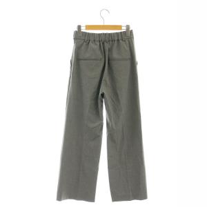 IENA 24SS TRイージースラックス ストレート パンツ 34 グレー /MI OS