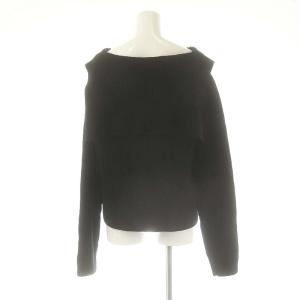 IENA 24AW IENA BLACK セーラーカラーニット セーター ウール F 黒 /MI OS