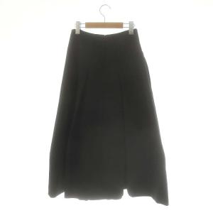 IENA 23AW トリプルツイルタックスカート フレア 38 紺 /MI OS