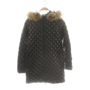 ACCA ダイヤキルティング ダウンコート 42 黒 /MI OS