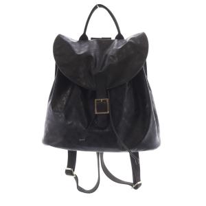 ソフティ 総柄 リュックサック バックパック 黒 ブラック グレー /SR37