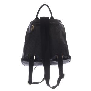 GHERARDINI ソフティ 総柄 リュックサック バックパック 黒 ブラック グレー /SR37