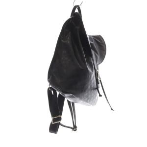 GHERARDINI ソフティ 総柄 リュックサック バックパック 黒 ブラック グレー /SR37