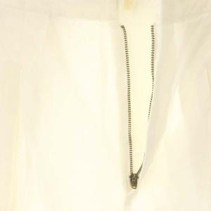 pas de calais 30ウェザーパンツ ワイドパンツ 36 ホワイト 8406 /DF OS