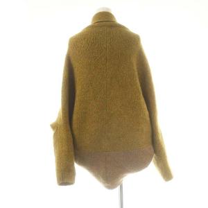 Jocomomola de Sybilla ウール アルパカ混 カーディガン ニット 40 マスタード 茶 /MI OS