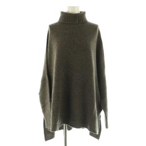 19AW ウールカシミヤワイドタートルネックプルオーバー ニット セーター 長袖 グレー /MY OS