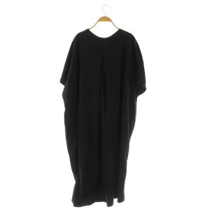 JOURNAL STANDARD LUXE 23SS オーガニックコットン ドロップワンピース ロング 半袖 ネイビー /MY OS