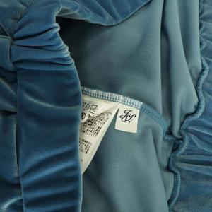 JOURNAL STANDARD LUXE 23AW ベロアパンツ ワイド イージー ブルー /MY OS