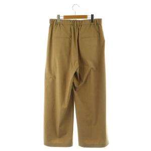 JOURNAL STANDARD LUXE 23SS トロピカル タックパンツ ワイド ストレッチ ハイウエスト M ブラウン /MY OS