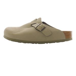 BIRKENSTOCK ボストン レザー クロッグサンダル サボ 26cm カーキ 緑 /SR27