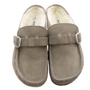 BIRKENSTOCK バックリー シアリング スリッポン ローファー 27cm グレー /SR28