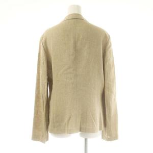 BURBERRY LONDON スーツ セットアップ リネン テーラードジャケット パンツ 44 42 ベージュ /DF OS