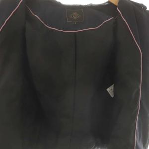 TOCCA LAURA ショートコート キルティング フード 中綿 0 紺 /MI OS