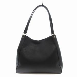 kate spade new york 美品 レイラ レザートートバッグ ハンドバッグ ロゴ 黒 ブラック /FT