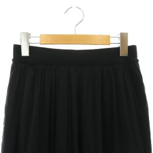 VIVIENNE TAM 24SS SOLID STRETCH NETTING パワーネット スカート ギャザー ティアード ミモレ