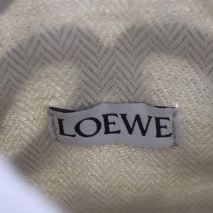 LOEWE アナグラムカットアウト バッグ レザー ブルー