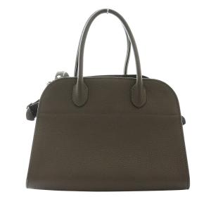 The Row SOFT MARGAUX 10 ハンドバッグ 2WAY ブラウン W1190L133