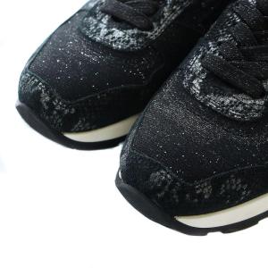 Atlantic Stars スニーカー シューズ ラメ 星 37 24cm 黒 ブラック nzb-10n /RI OS