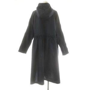 Chesty フラワー装飾レインコート フーディーコート F ネイビー /DF OS