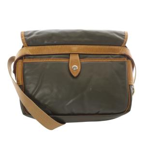 HUNTING WORLD バチュークロス ショルダーバッグ ロゴ カーキ 緑 茶色 ブラウン /SR23