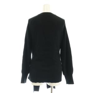 ADORE コットンカシミヤニット カットソー 長袖 38 黒 ブラック /AT OS