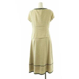 SYBILLA 総柄 カーディガン ワンピース ロング セットアップ M ベージュ /HK OS