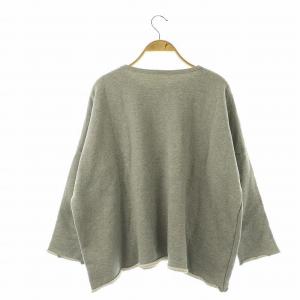 JOURNAL STANDARD LUXE ワイドプルオーバー スウェット 長袖 グレー /HK OS